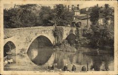 CPA Saint Junien (Haute Vienne) Pont Saint Elisabeth