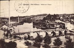CPA Limoges Pont St Etienne Vallee de la Vienne