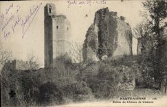 CPA Haute Vienne Ruines du Chateau de Chalucet