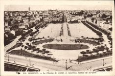 CPA Limoges Le Champ de Juillet et nouveau Jardin de la Gare