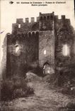 CPA Environs de Limoges Ruines de Chalucet Entree principale