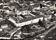 CPSM Slolignac (Haute Vienne) L'Abbaye Vue aerienne