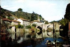 CPSM La Haute Vienne Pittoresque Saint Leonard Le Pont de Noblat
