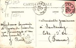 CPA Moselle St Maurice sur Moselle avec Ballon de Servance