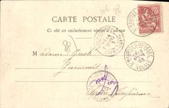 CPA Bussang A la Frontiere Tunnel Cote Francais