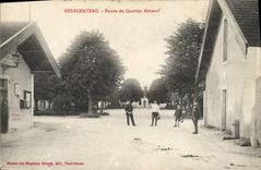 CPA Neufchateau Entree du Quartier Rebeval 