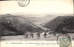 CPA Gerardmer La vallee des Deux Lacs vue du Honneeir 