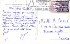 CPA Remiremont Vosges Vue generale 