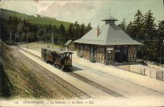 CPA Gerardmer La Schlucht La Gare 