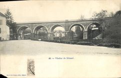 CPA Viaduc de Dinoze 
