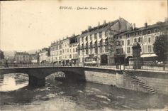 CPA Epinal Quai des Bons Enfants 