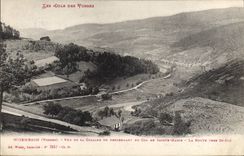 CPA Les Cols des Vosges Wisembach Vosges Vue de la Colline en descendant du col de Sainte Marie La R