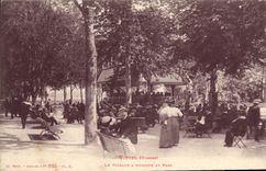 CPA Vittel Vosges Le Kiosque a Musique au Parc 