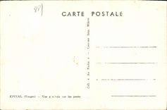CPA Epinal Vosges Vue generale sur les ponts 