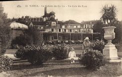 CPA Vittel La Galerie du Casino Un Coin du Parc 