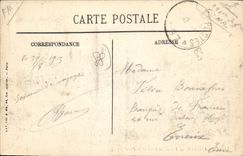CPA Gerardmer Rue de la Gare et la Poste