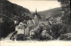 CPA Plombieres Panorama pris au Nord 