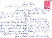 CPSM Les Hautes Vosges Le Grand Ballon