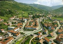 CPSM La Bresse Vosges Vue aerienne 