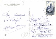 CPSM Saint Die vosges La Vanne de Pierre