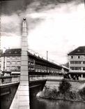 CPSM St Die Vosges La Meurthe et la Rue Thiers 