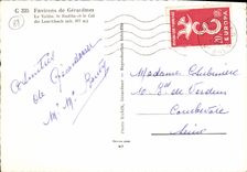 CPSM Environs de Gerardmer Le Valtin le Rudlin et le Col du Louchbach 