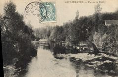 CPA Arcy sur Cure Vue sur la Riviere 