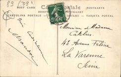 CPA Arcy sur Cure La Cure vers la Grotte des Fies 