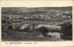 CPA Arcy sur Cure Vue generale 