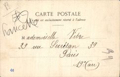 CPA Arcy sur Cure Entree du Chateau de Chastenay 