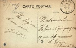 CPA Bleneau Yonne L'Etang du Coudray 