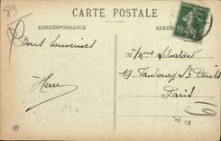 CPA Chateau de Yonne Paysage sur le Loing 