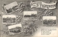 CPA Souvenir de St Florentin 