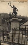 CPA St Julien du Sault Monument aux de la Grande Guerre Vue de profil 