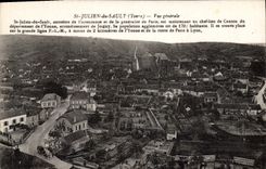 CPA St Julien du Sault Yonne Vue generale 