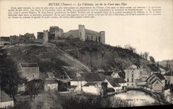 CPA Druyes Yonne Le Chateau vu de la Cave oux Fies 