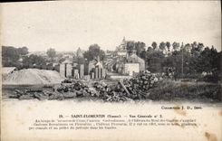 CPA Saint Florentin Yonne Vue Generale 
