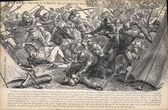 CPA Cravant Episode de la Bataille 