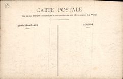 CPA Villevallier Yonne L'entree du pont Suspendu du cote du Village 