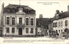CPA Saint Julien du Sault Yonne L'Hotel de Ville 