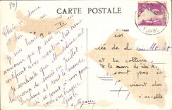 CPA Saint Julien du Sault Yonne L'Hotel de Ville