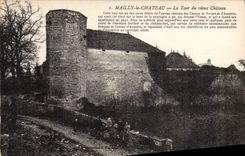 CPA Mailly le Chateau La Tour du vieux Chateau 