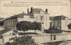 CPA Saint Florentin Yonne Ecole Communale de Filles et Ecole Maternelle 