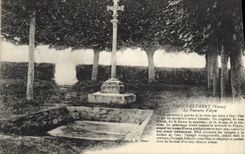 CPA Saint Clement Yonne La Fontaine d'Azon 