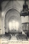 CPA Saint Aubin sur Yonne Yonne Interieur de l'Eglise 