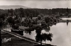 CPA St Aubin sur Yonne La Pointe du Canal et de I'Yonne 