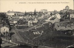 CPA Avallon Vue sur les Fondeceaux et Ancien Couvent des Visitandines 