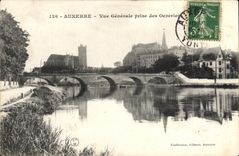 CPA Auxerre Vue Generale prise des Ocreries 