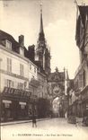 CPA Auxerre Yonne La Rue de L'Horloge 