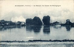 CPA Migennes Yonne le Bassin du Canal de Bourgogne 
